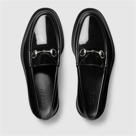 gucci mens leather loafers|gucci rubber loafers men.